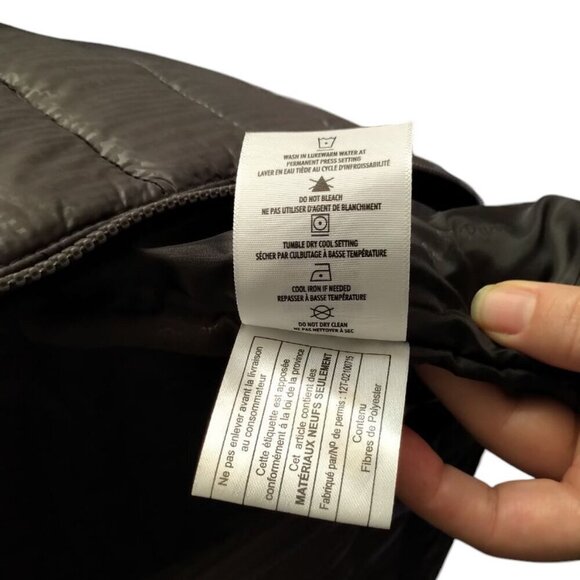 NWOT WIND RIVER Mid-length Puffer Parka Light-weight Hooded Jacket Grey - Picture 7 of 15